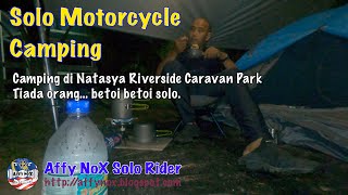 Aveta Ranger 110  Solo Camping  Natasha Riverside Caravan Park  Gopeng [upl. by Enerual356]