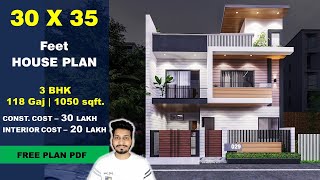 25 x 45 north facing 2bhk house plan with real walkthrough  25 cents plan  single storey [upl. by Haleelahk]