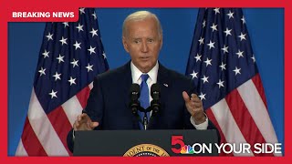 President Biden responds to mistakingly calling Zelenskyy Putin at NATO summit [upl. by Soma200]