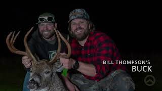 RUT CAMP in the PA BIG WOODS with Bill Thompson of SPARTAN FORGE BUCK comes charging in [upl. by Shalne]