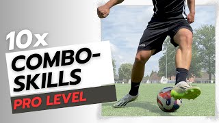 Lerne Fußballtricks auf Profi Level I Die 10 besten TrickKombinationen im Fußball [upl. by Anahsar]