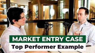 Consulting Case Interview A Market Entry Case Study with BCG Consultants [upl. by Vassaux]