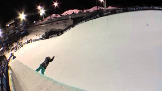 Elena Hight Lands A Double Cork In The Halfpipe [upl. by Aizirk]