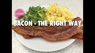 BACON THE RIGHT WAY  BEST WAY TO COOK BACON  KETO BREAKFAST [upl. by Casta629]