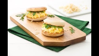 Maple Cheddar Breakfast Sandwich Recipe [upl. by Onyx]