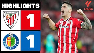 athletic club bilbao getafe cf 11 RESUMEN 20242025 athletic getafe athletic club getafe [upl. by Nylannej]