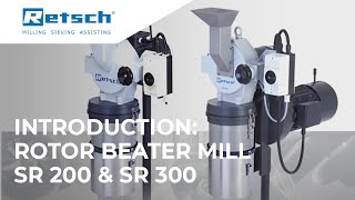 Rotor Beater Mill SR 200 amp SR 300 RETSCH rotormill laboratoryinstruments [upl. by Carlynne]