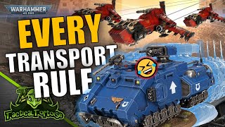 Why transports in 40k are WAY more broken than you think [upl. by Itida]