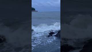 Waves crashing against rocks andaman [upl. by Gordie]