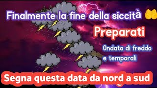 METEO  Ecco la data di fine estate Linverno ritorna prepotentemente in Italia da nord a sud DA [upl. by Scheld]