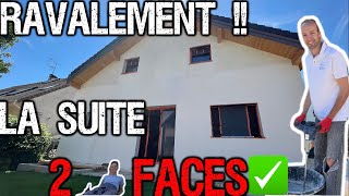 CREPIR SA FACADE DE MAISON cest pas si facile  🥵🥵 [upl. by Animor]