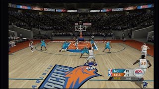 NBA Live 2005 PS2  Hornets vs Bobcats [upl. by Joleen]