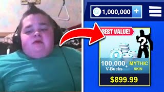 5 Kids WHO STOLE CREDIT CARDS FOR FORTNITE V BUCKS [upl. by Nuaj70]