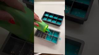 ASMR LAUNDRY POD RESTOCK asmr laundry laundrydetergent icetray home diy satisfying [upl. by Yrak]