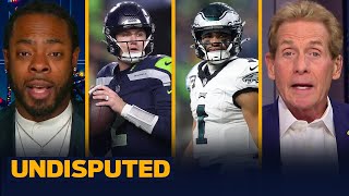 Seahawks defeat Jalen Hurts Eagles Should PHI still be favored to win NFC East  NFL  UNDISPUTED [upl. by Risay]