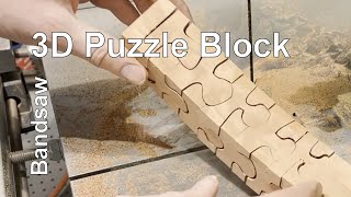 Bandsaw 3D Puzzle Block Puzzle [upl. by Roddie59]