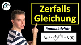 ZERFALLSGLEICHUNG Radioaktiver Zerfall  Aufgaben  Physik Tutorial [upl. by Anuaek]