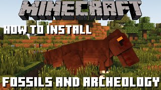 How To Install Fossils and Archeology Revival  Minecraft 1122 Tutorial [upl. by Acinot650]