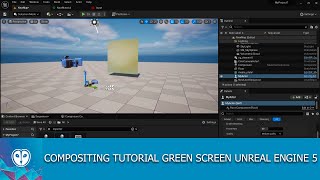 Unreal Engine 5 Compositing Tutorial  Green Screen Tutorial  Virtual Plugin [upl. by Amrac]