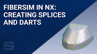 Fibersim in NX Creating splices and darts [upl. by Llemij]