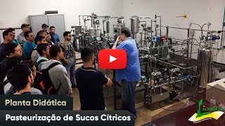 Funcionamento da Planta didática de Pasteurização de Sucos Cítricos  LiceuTec [upl. by Offen]