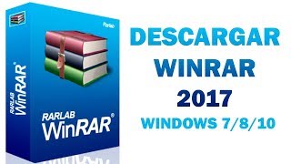 Como Descargar Winrar 64 bits y 32 bits y Power ISO Full  2017 [upl. by Enailil]