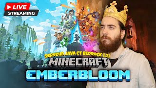 Rediff Live FR🔴 MINECRAFT Emberbloom notre SERVEUR en 121 JAVA et BEDROCK  18 [upl. by Eolanda400]