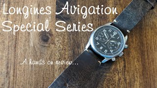 Longines Avigation Special Series automatic chronograph  hands on review [upl. by Letsirc]