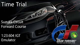 GT PSP  PSP Emulator  Time Trial  Suzuka Circuit F  123604 IGT [upl. by Lemyt]