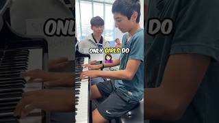 What is something only GIRLS do 👧🏻🎹😹 piano classicalmusic pianostudent pianoteacher music [upl. by O'Grady]