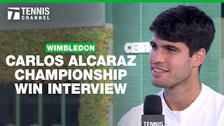 Carlos Alcaraz 2024 Wimbledon Mens Singles Champion  2024 Wimbledon Championship [upl. by Ennovyahs955]