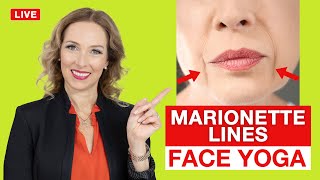 Face Yoga  Face Lifting Exercises for Marionette Lines  Dr Janine [upl. by Duster]