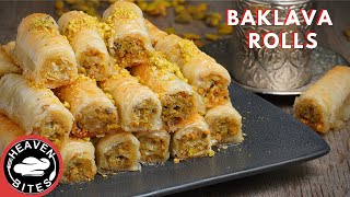 Easy and Fast Homemade traditional Baklava Recipe that melt in your mouth RamadanEid Sweet [upl. by Ricard445]