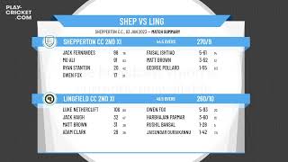 Surrey County League  2nd XI Premier  Shepperton CC 2nd XI v Lingfield CC 2nd XI [upl. by Bore151]