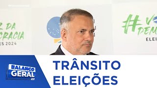 TRE orienta sobre trânsito e fiscalização no dia da eleição  Balanço Geral Tarde [upl. by Camellia]