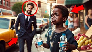 Black Boy Sells Water On The Street When He Tells Millionaire His Reason He Breaks Down In Tears [upl. by Monafo422]