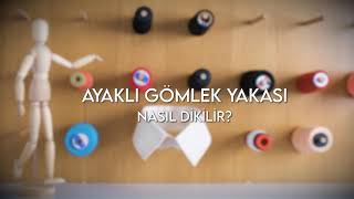 Ayaklı gömlek yakası nasıl dikilir [upl. by Dasie]