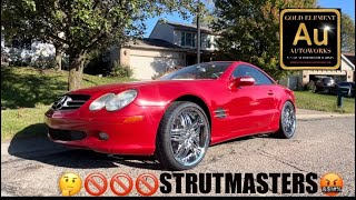 Strutmaster vs Silver’s Neomax Coilovers 👉 2006 Mercedes SL500 R230 Conversion [upl. by Klemm]