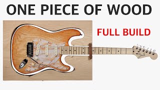 Handcrafted Guitar  Full Stratocaster Build [upl. by Kreindler]