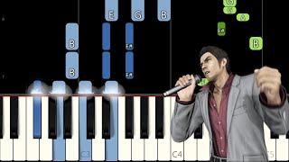 Dame Da Ne Piano Tutorial Synthesia [upl. by Danyluk]