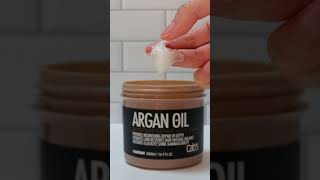 Satisfying ASMR with Cab’s professional argan oil moisture repair mask [upl. by Stock]