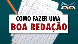 5 passos simples para fazer uma BOA REDAÇÃO ajudam mesmo [upl. by Notserk967]