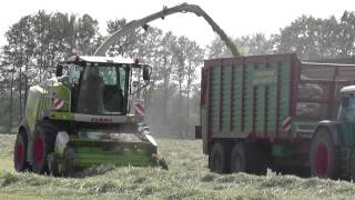 GPSSilage 2014 mit Claas Jaguar 950  Neue Version [upl. by Tanah]