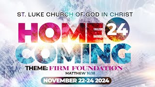 Homecoming 2024  FIRM FOUNDATION Matthew 1618 [upl. by Ovid489]