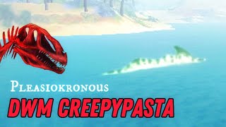 THE PLEASIOKRONOUS Dinosaur World Mobile Roblox CREEPYPASTA [upl. by Frodin279]