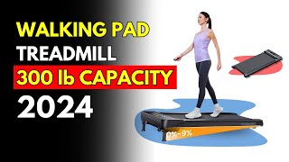 Best Walking Pad Treadmill 300 lb Capacity 2024 [upl. by Old]