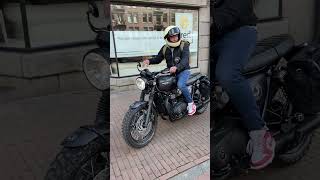 Triumph Bonneville T120 Black 😎🔥 triumphbonnevillet120 [upl. by Selij409]