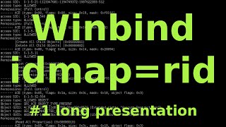 Integration of Linux server to Active Directory domain using winbind and idmap method rid long [upl. by Bowlds]