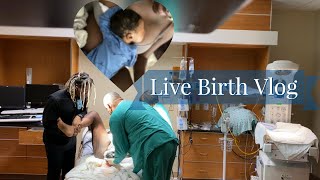 RAW NO EPIDURAL LABOR DELIVERY LIVE BIRTH VLOG  29 HOURS OF LABOR amp WHAT ACTUALLY HAPPENS  BABY 4 [upl. by Maxie]