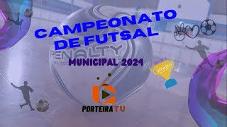 Campeonato Municipal de Futsal Ouro Fino 2024 [upl. by Handbook]